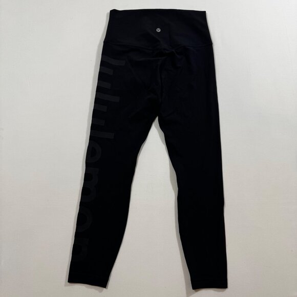 NWT Lululemon Align High-Rise Legging 25 Black Graphic 8 Athleisure Gym Workout - Picture 6 of 10
